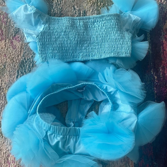 Hot and Delicious Two Piece Tulle Set - Picture 3 of 3